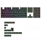 Contour Line Black 104+29 Keys PBT Doubleshot Side Legends Keycaps Set Cherry Profile for Cherry MX Keyboard